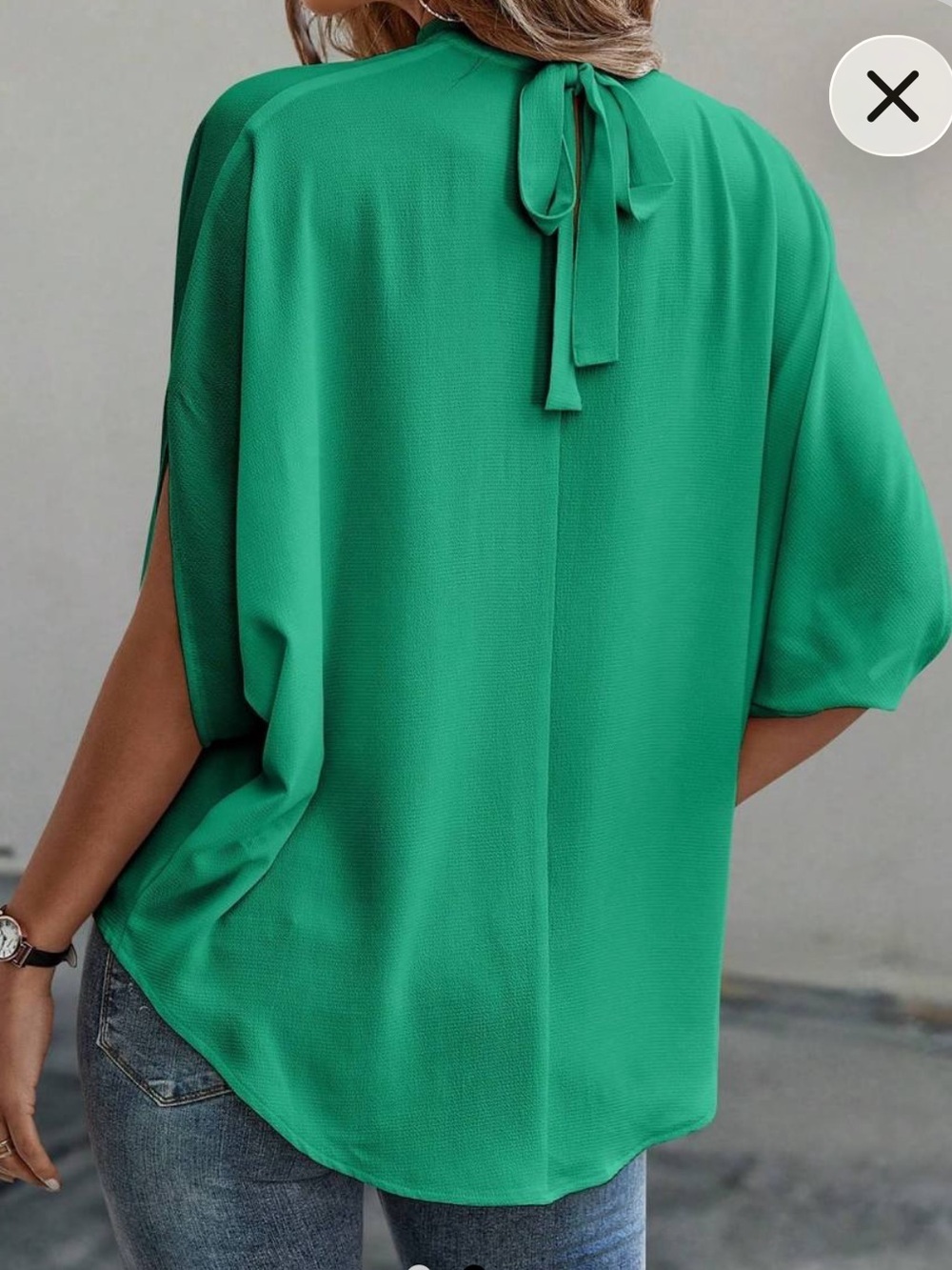 SHEIN plus Elegant Green Women's Top - Picture 2 of 9